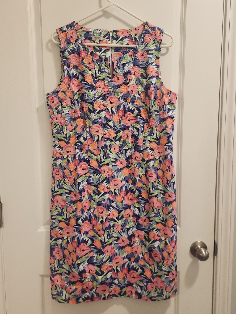 Talbots Floral Tulip Shift Dress